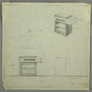 Drawing, End Table, early 20th century