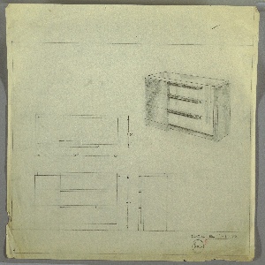 Drawing, Chest of Drawers, ca. 1930s