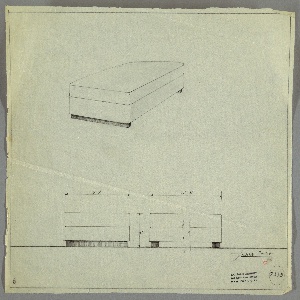 Drawing, Bed, early 20th century