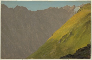 Drawing, Alpine Landscape