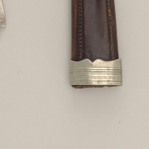 Fork Tines, Knife, Sheath Or Fork Handle (probably Austria), ca. 1780–1820