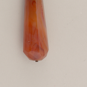Agate-handled knife and fork, with sharkskin sheath Knife, 1675–1700