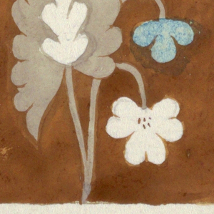 Drawing, Floral design for printed textiles, 1800–1818
