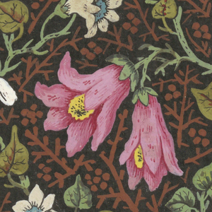 Drawing, Floral design for printed textiles, 1800–1818