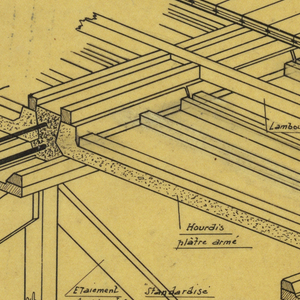 Drawing, Design for a Mass-Operational House Designed by Hector Guimard, Doorway and Window Construction, October 1920