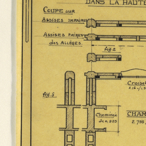 Drawing, Design for a Mass-Operational House Designed by Hector Guimard, Construction of Walls, October 1920
