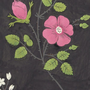 Drawing, Floral design for printed textiles, 1800–1818