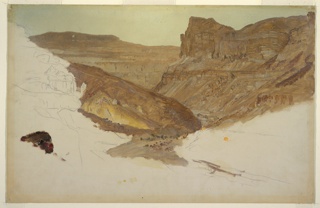 Drawing, El Yemen Valley, Palestine (Israel)