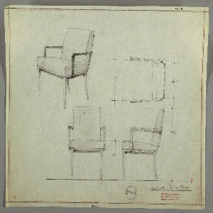 Drawing, Armchair