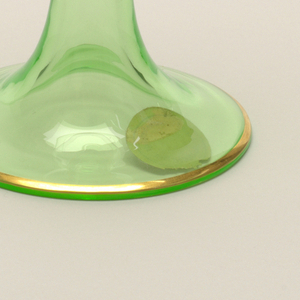 No. 193 Rhine Wine Glass, Green, 1891