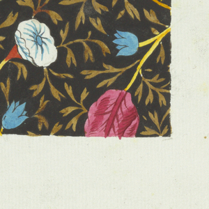 Drawing, Floral design for printed textiles, 1800–1818