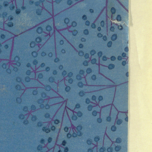Drawing, Textile Design: Gartenstrauß (Garden Bouquet), 1924