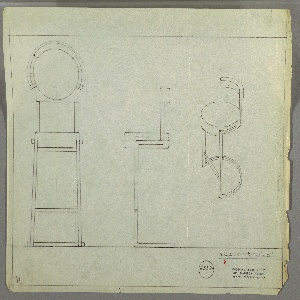 Drawing, Barstool, Metal, Upholste
