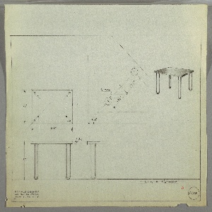 Drawing, End Table, early 20th century
