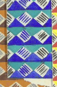 Drawing, Textile Design: Mantua, 1927