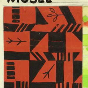 Drawing, Textile Design: Mosel, 1926