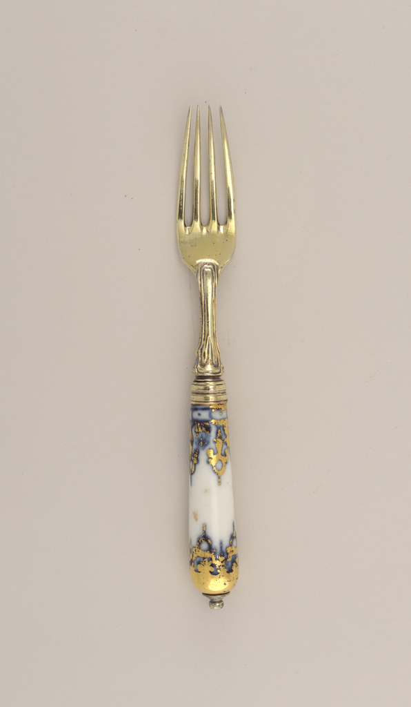 Fork and Knife with Porcelain Handles Fork And Knife