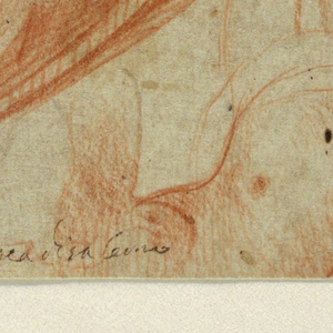 Drawing, Semi-Draped Female Figure, 1650–70