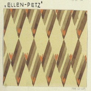 Drawing, Textile Design: Ellen Petz, 1910–18