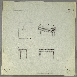 Drawing, Stool, early 20th century