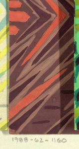 Drawing, Textile Design: Wipfel (Treetop), 1923