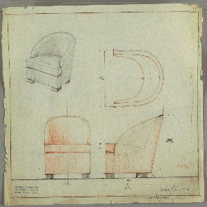 Drawing, Amodec: Tubchair