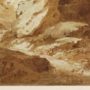 Drawing, A mountainous landscape, 1763