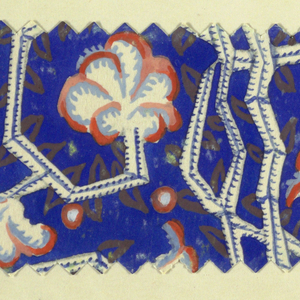Drawing, Diskos (Diskus): blue w/ orange, salmon, 1911–14