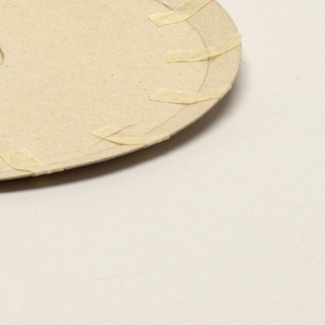 Paper Porcelain Espresso Saucer, Concept Model, 2009