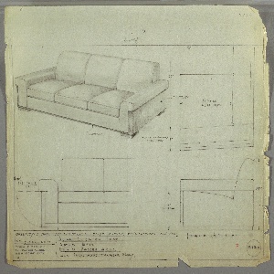 Drawing, Sofa