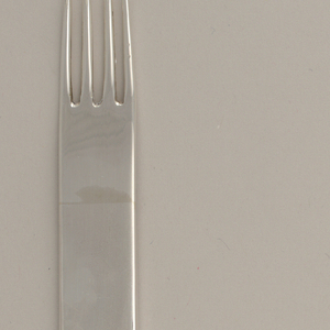 Flaches Modell (Flat Model) Dessert Fork, 1903