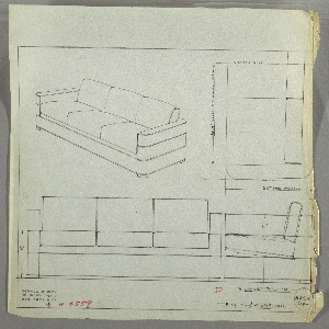 Drawing, Sofa