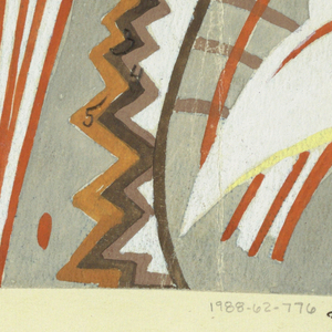 Drawing, Textile Design: Hellbrunn, 1910–17