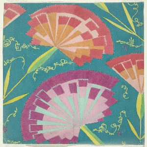 Drawing, Textile Design: Purpurnelke (Purple Pink), 1924