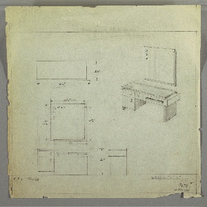 Drawing, Vanity and Mirror, October 17, 1933