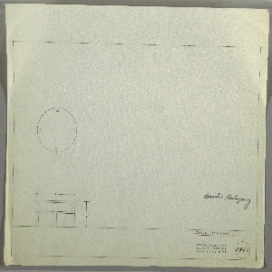 Drawing, End Table, Round, ca. 1935