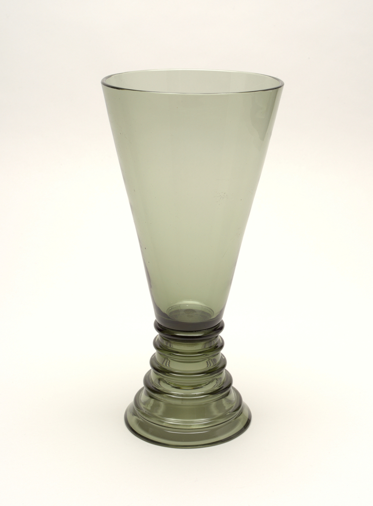 German green glass series Vase