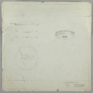 Drawing, Ceiling Light, early 20th century