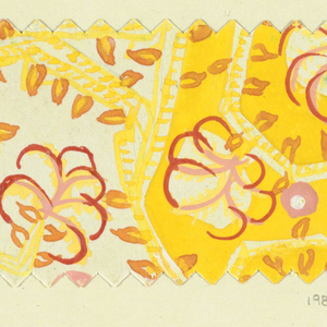 Drawing, Diskos (Diskus): yellow w/ salmon, 1911–14