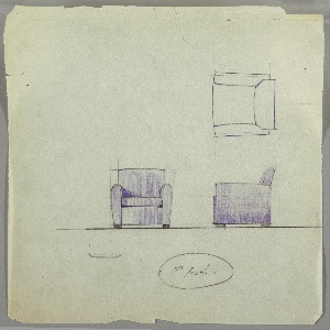 Drawing, Armchair