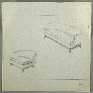 Drawing, Sofa, End Chair