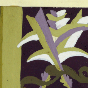 Drawing, Textile Design: Zaunkönig (Wren), 1912–17