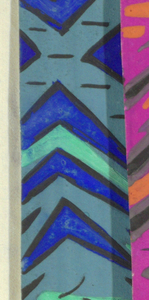 Drawing, Textile Design: Wipfel (Treetop), 1923