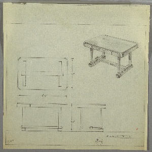 Drawing, Desk, ca. 1930s