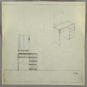 Drawing, Vanity/ Rectangular Mirror, ca. 1930s