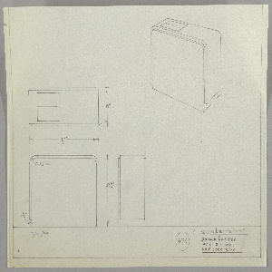 Drawing, Design for a Radiator Cover, May 21, 1934