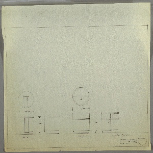 Drawing, End Table: Round-Two Versions