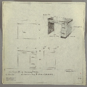 Drawing, Desk, September 30, 1933