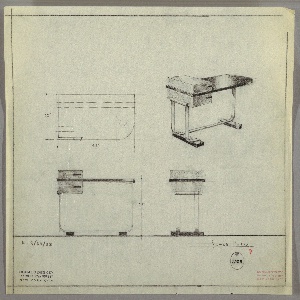 Drawing, Desk, September 30, 1933