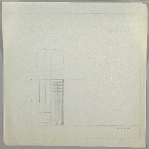 Drawing, Table Lamp: Base, early 20th century